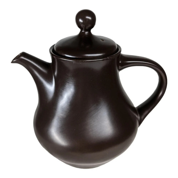 Noritake Folkstone Genuine Stoneware  Teapot 4 Cups Brown - Picture 1 of 9